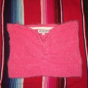 FASHION NOVA Fuzzy Tube Top